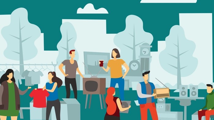 Trödelmarkt im Martin-Luther-King-Weg 6