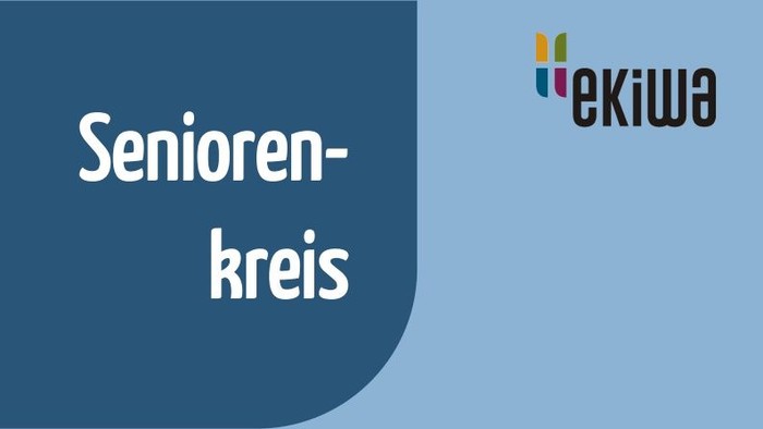 EKIWA-Logo blau. Seniorenkreis