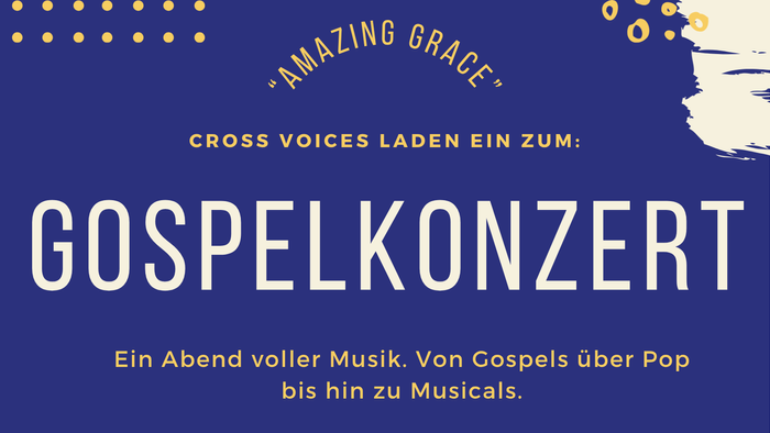 Gospelkonzert Cross Voices Jan 26