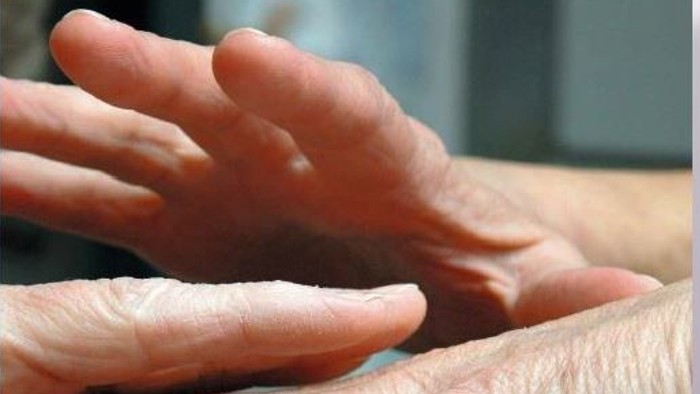 Hände von älteren Menschen