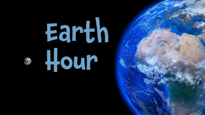 Billedet viser Jorden og teksten 