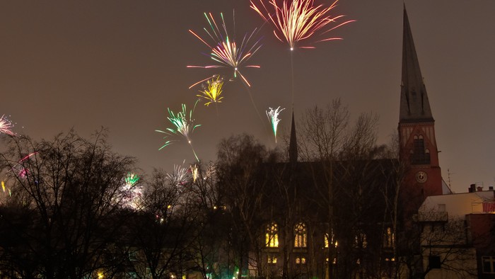 Raketen an Silvester 2019