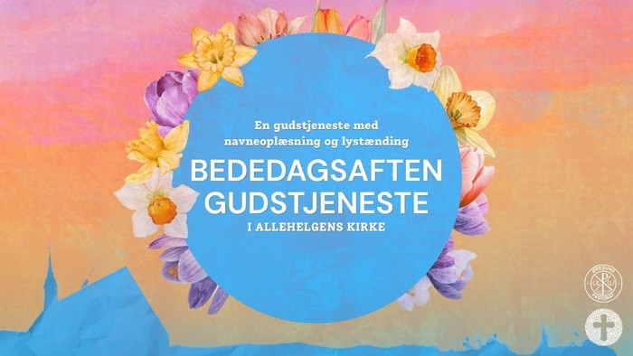 Farverig kirkegårdsmeddelelse til 