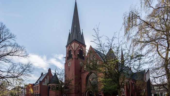 Auenkirche von der Straße Foto Sebastian Rost