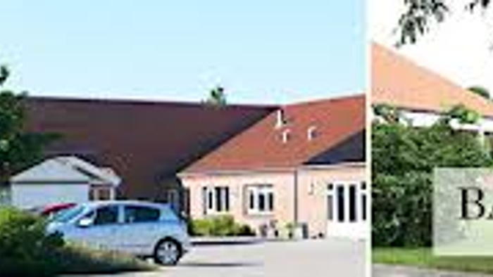 Billeder af Bavnehøj Centret, et center i Danmark med flag, bil og blomster.