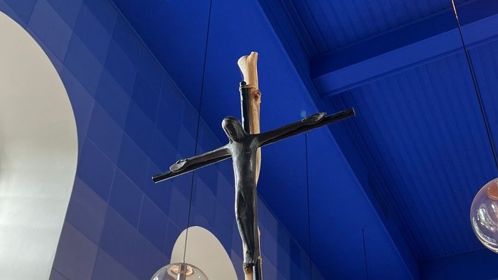 Ein schlichtes Kruzifix.