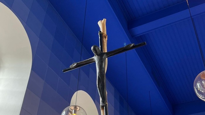 Ein schlichtes Kruzifix.