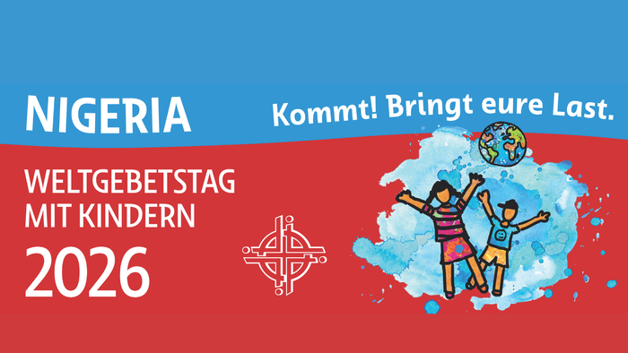 Flyer zum WGT 2025 mit Kindern