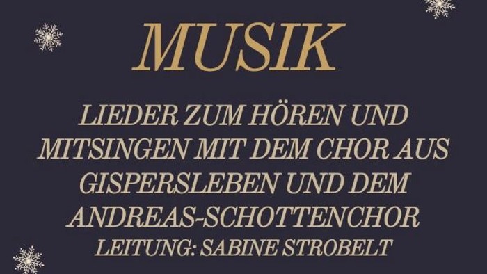Adventsveranstaltung mit Chor und Orchester, 1. Dezember 2024, Antonuskirche, Eintritt frei