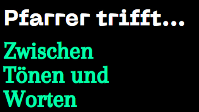 Pfarrer trifft... Zwischen Tönen und Worten: musikalische Begleitung durch Pianist Jan Daniels, Samstagabend 19.30 Uhr, Gemeindehaus Neureut-Nord