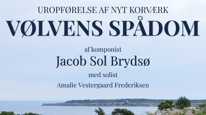 Premiereannoncering af et nyt orkesterværk,