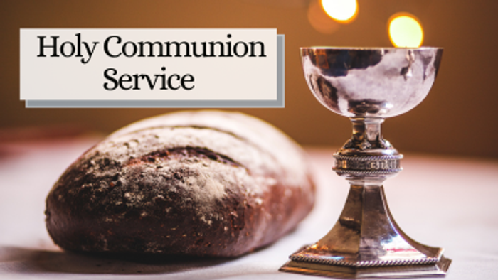 Holy Communion elements: bread and wine