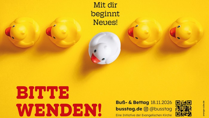 Mit dir beginnt Neues! Aktion Buß und Bettag
