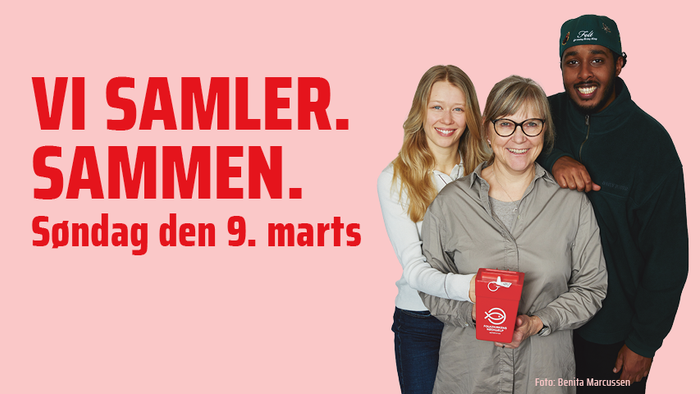 Tre venner samler penge for Red Barnet.