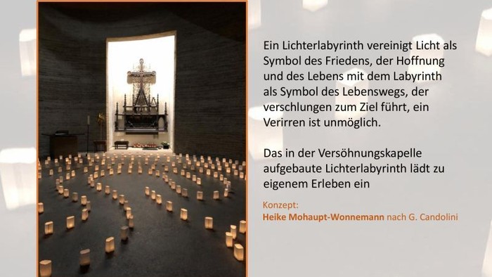 Poster Lichterlabyrinth