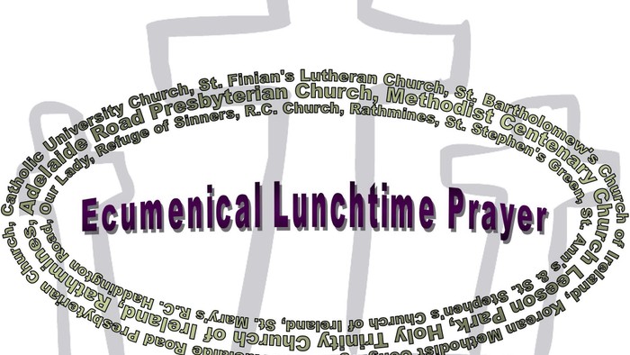 Gemeinschaft und Gebet zur Mittagszeit in verschiedenen Kirchen.