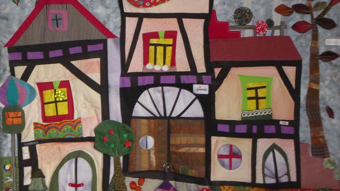 Wandbehang Patchwork von B. Loob, Klein-Eichen