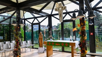 Gottesdienst im Seniorenheim Sebastianusstift