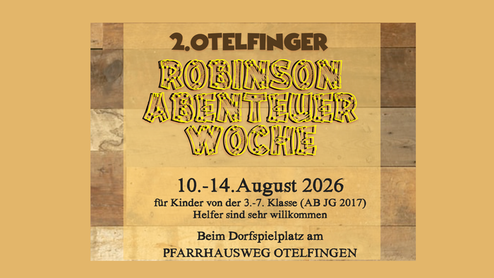 Robinson Abenteuer Woche 26