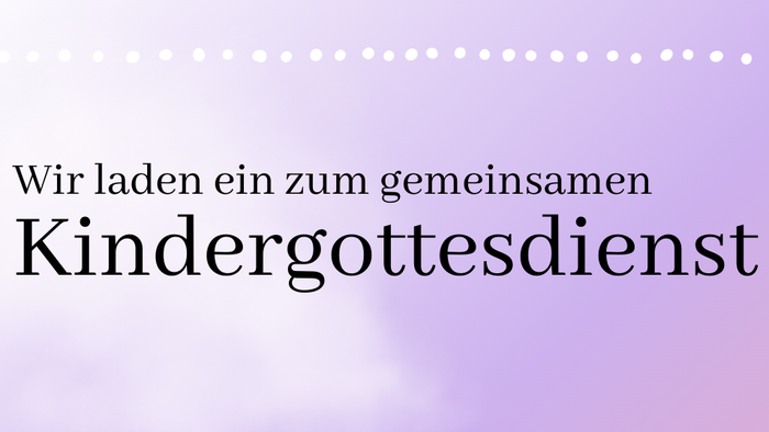Einladungsplakat für einen Kindergottesdienst am 18. Januar 2026 um 11:00 Uhr mit dem Thema „Wunder“.