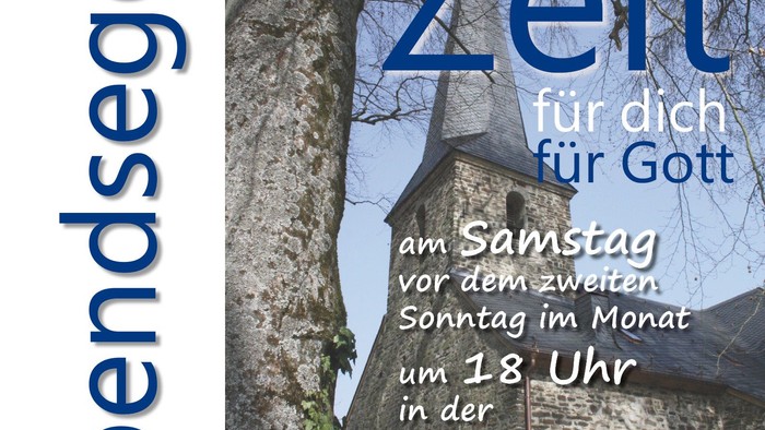 Abendsegen in der Dahler Dorfkirche, Sonntag um 18 Uhr