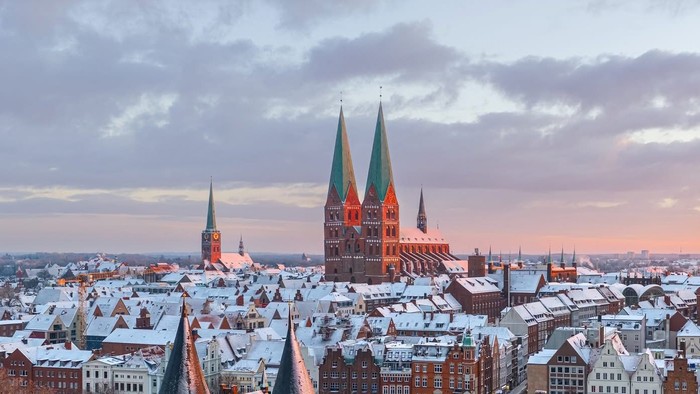 Schnee Stadt
