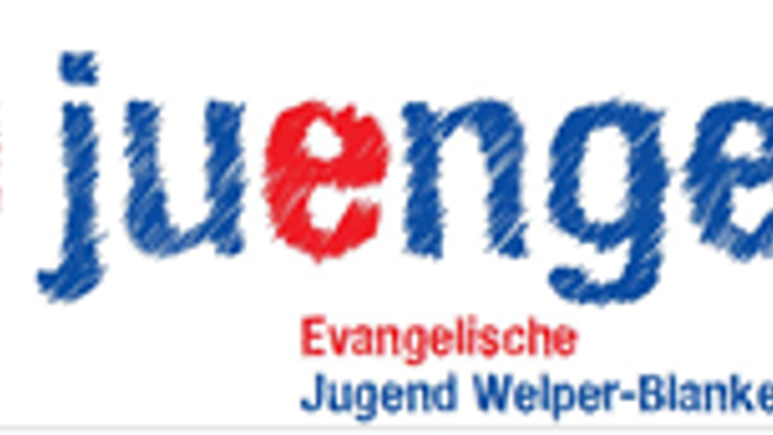 Das Bild zeigt das Logo von *„Juenger“*, das stilisierten Text sowie zusätzliche Informationen über das Unternehmen enthält.