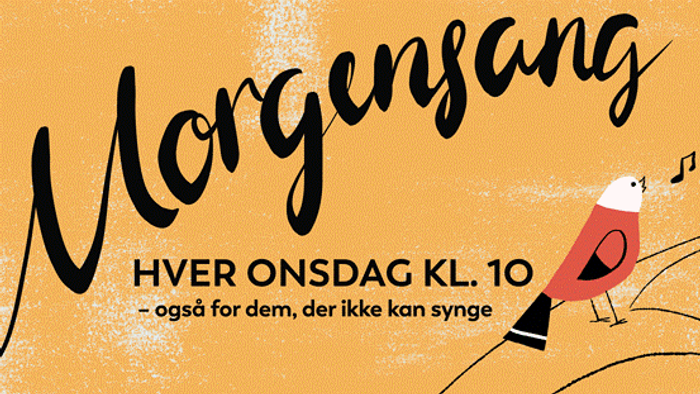 Morgensang med fugle og musikalske noter