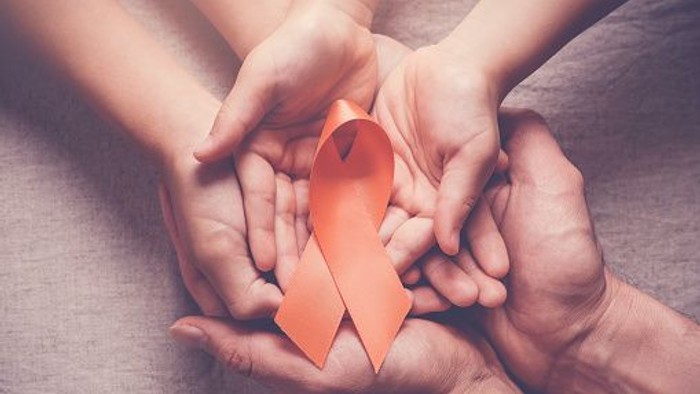 Selbsthilfegruppe Multiple Sklerose - orange Schleife