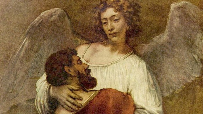 Jakob und ein Engel