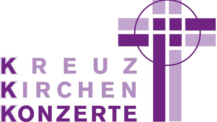 Das Logo zeigt ein Kreuz mit dem Text 