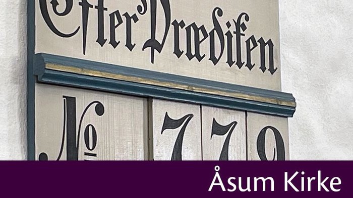 Gammel adresseplade med 