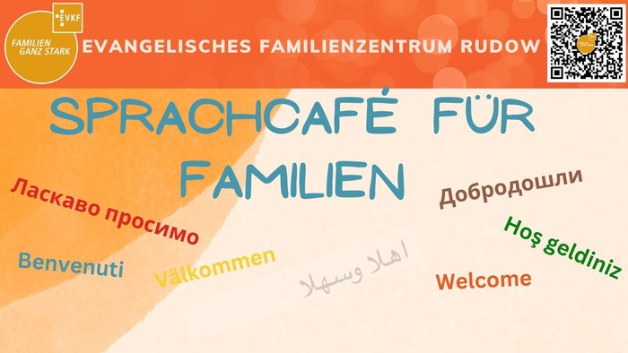 Sprachcafé für Familien mit Spielen, Lernen und Willkommen für alle Altersgruppen