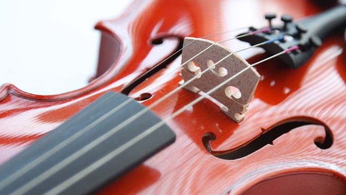 Teil einer Violine