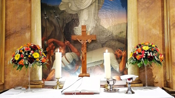 Altar Evangelische Kirche Bernstein