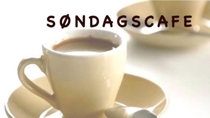 En kaffe i en tæppekop i Sønndagscafé