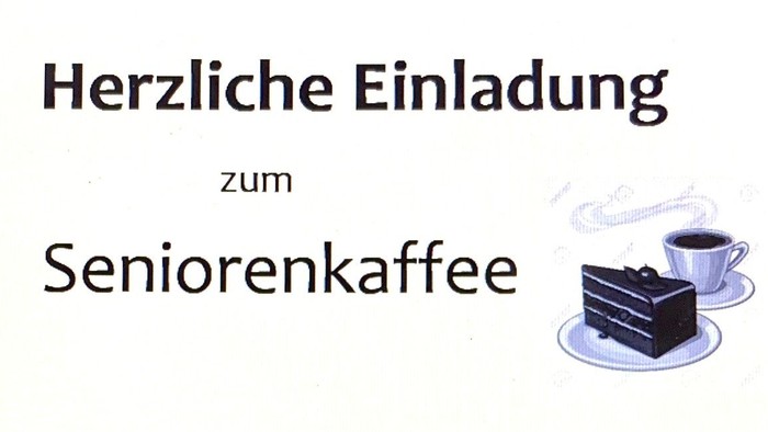 Herzliche Einladung zum Seniorenkaffee im Ev. Gemeindehaus in Hönebach am Mittwoch, 10. Januar 2024, ab 14.30 Uhr