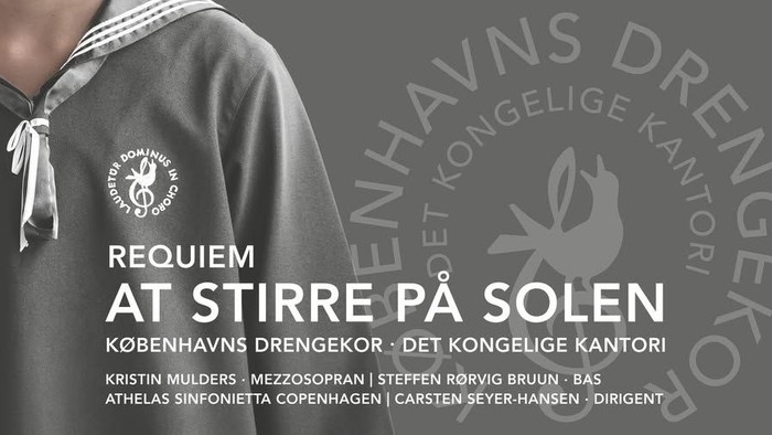 Reklameplakat for en requiemkoncert med titlen *