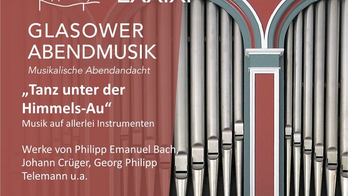 Plakat für ein musikalisches Konzert **