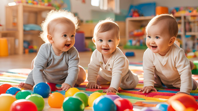 Kleinkinder mit Spielzeugen