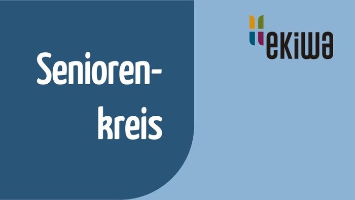 EKIWA-Logo blau. Seniorenkreis