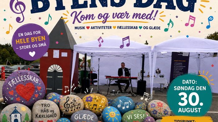 Sindbjerg Kirke deltager også i byens dag.