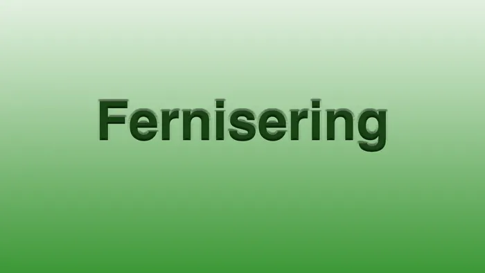 Fernisering