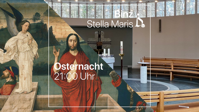 Stella Maris Kirche, Osternachtgottesdienst um 21:00 Uhr