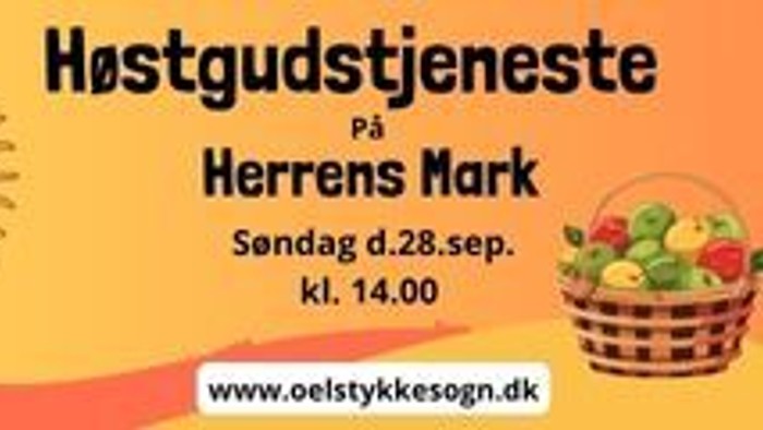 Høstgudstjeneste på Herreens Mark 28. september kl. 14.00