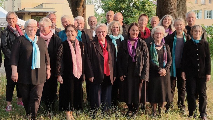 Mitglieder des Chores der ev. Kirchengemeinde Caputh