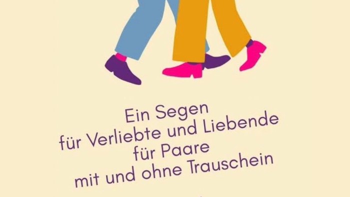 Ein buntes Plakat, das einfache, bedeutungsvolle Hochzeiten im Jahr 2026 für alle liebenden Paare bewirbt.