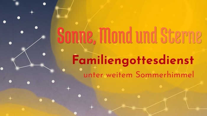 Einladung zu einem Familiengottesdienst mit dem Thema 