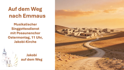 Jakobi auf dem Weg nach Emmaus