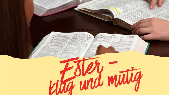 Plakat für die Ökumenische Bibelwoche zur Förderung von Osterreflexion, Kreativität und Bibelstudium vom 3. März bis 26. Dezember.